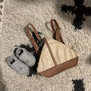 Donsje shoes and backpack